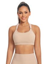 High-Impact Sports Bra - Beige