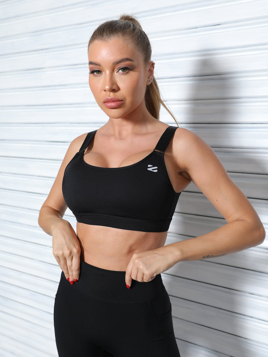 High-Impact Sports Bra - Black