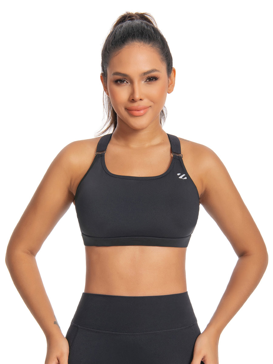 High-Impact Sports Bra - Black