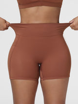High-Rise Pockets Shorts