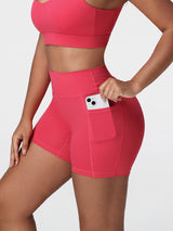 High-Rise Pockets Shorts