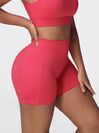 High-Rise Pockets Shorts