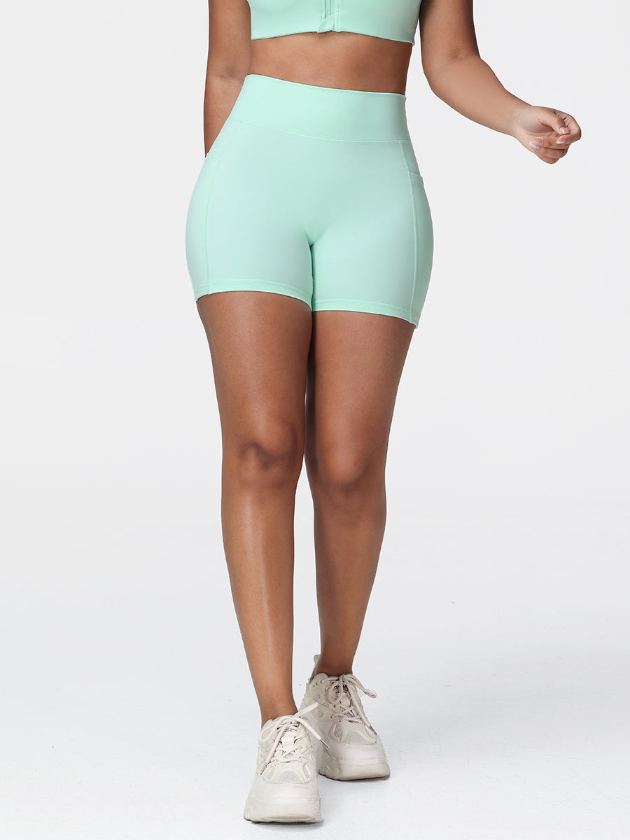 High-Rise Pockets Shorts