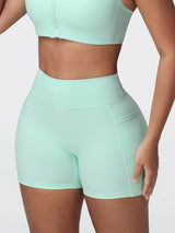 High-Rise Pockets Shorts