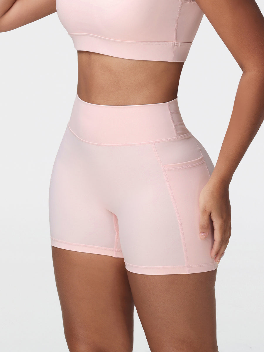 High-Rise Pockets Shorts
