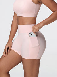 High-Rise Pockets Shorts