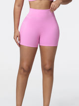 high waisted yoga shorts
