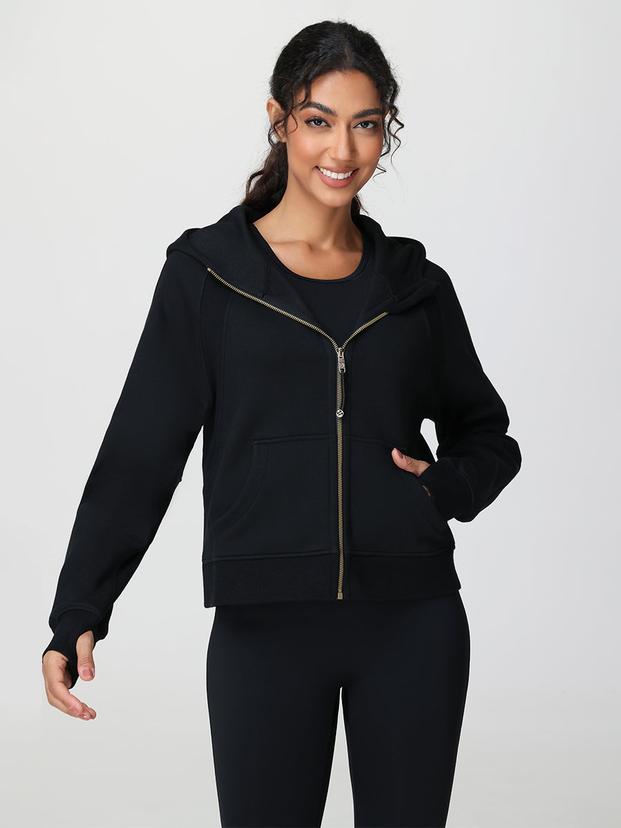 black hoodie for women