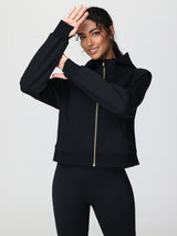 black hoodie for women