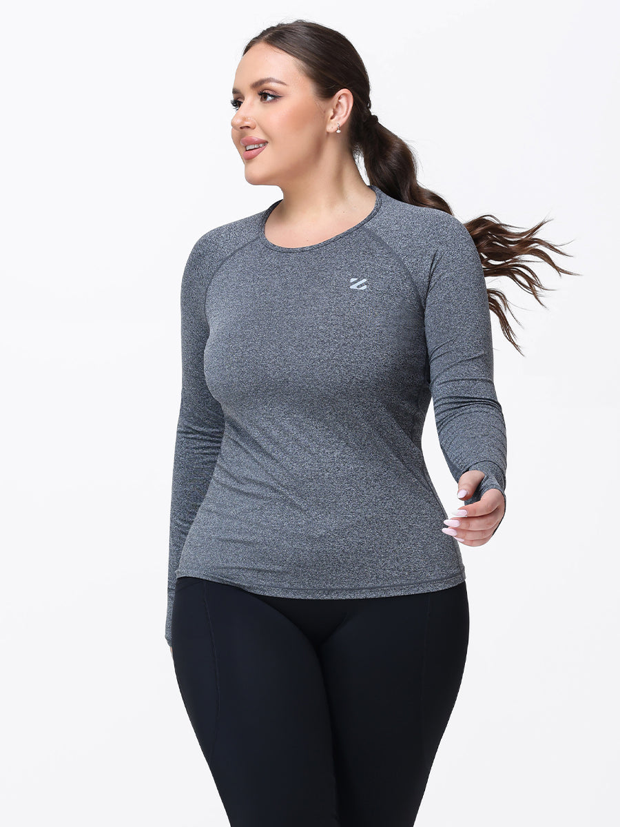 Women’s Lightweight Breathable Long Sleeve Workout Top