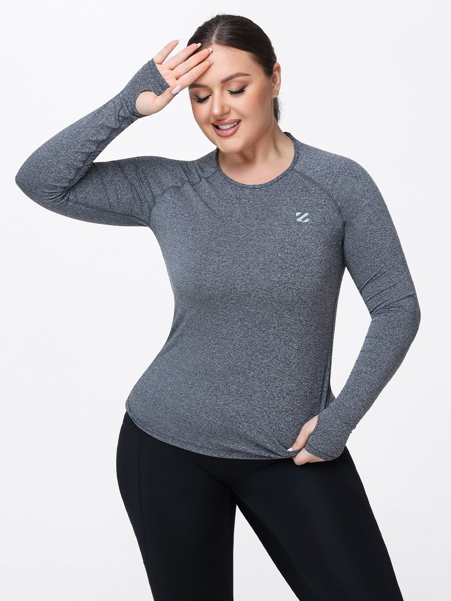 Women’s Lightweight Breathable Long Sleeve Workout Top
