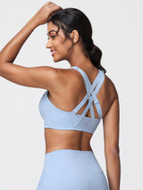 zip front sports bra