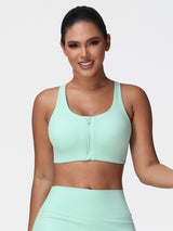 mint green gym top