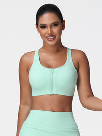 mint green gym top