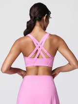 zip front sports bra