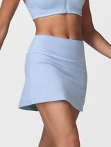 blue tennis skirt