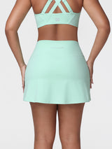 mint green tennis skirt