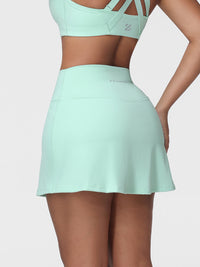 mint green tennis skirt
