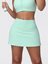 mint green tennis skirt