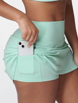 mint green tennis skirt
