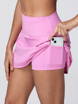 pink tennis skirt