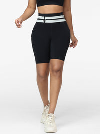 8" High-Waist Running Shorts with Zip Pocket