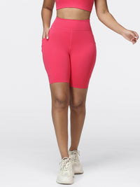 8" High-Waist Running Shorts with Zip Pocket