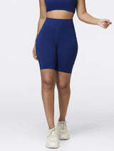 8" High-Waist Running Shorts with Zip Pocket