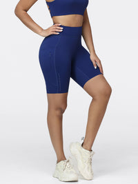 8" High-Waist Running Shorts with Zip Pocket
