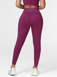 High Waist Running Leggings with Pockets & Drawstring