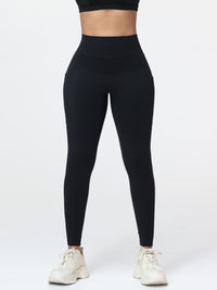 Women's High Waist V-Back Leggings with Pockets