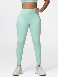 Women's High Waist V-Back Leggings with Pockets
