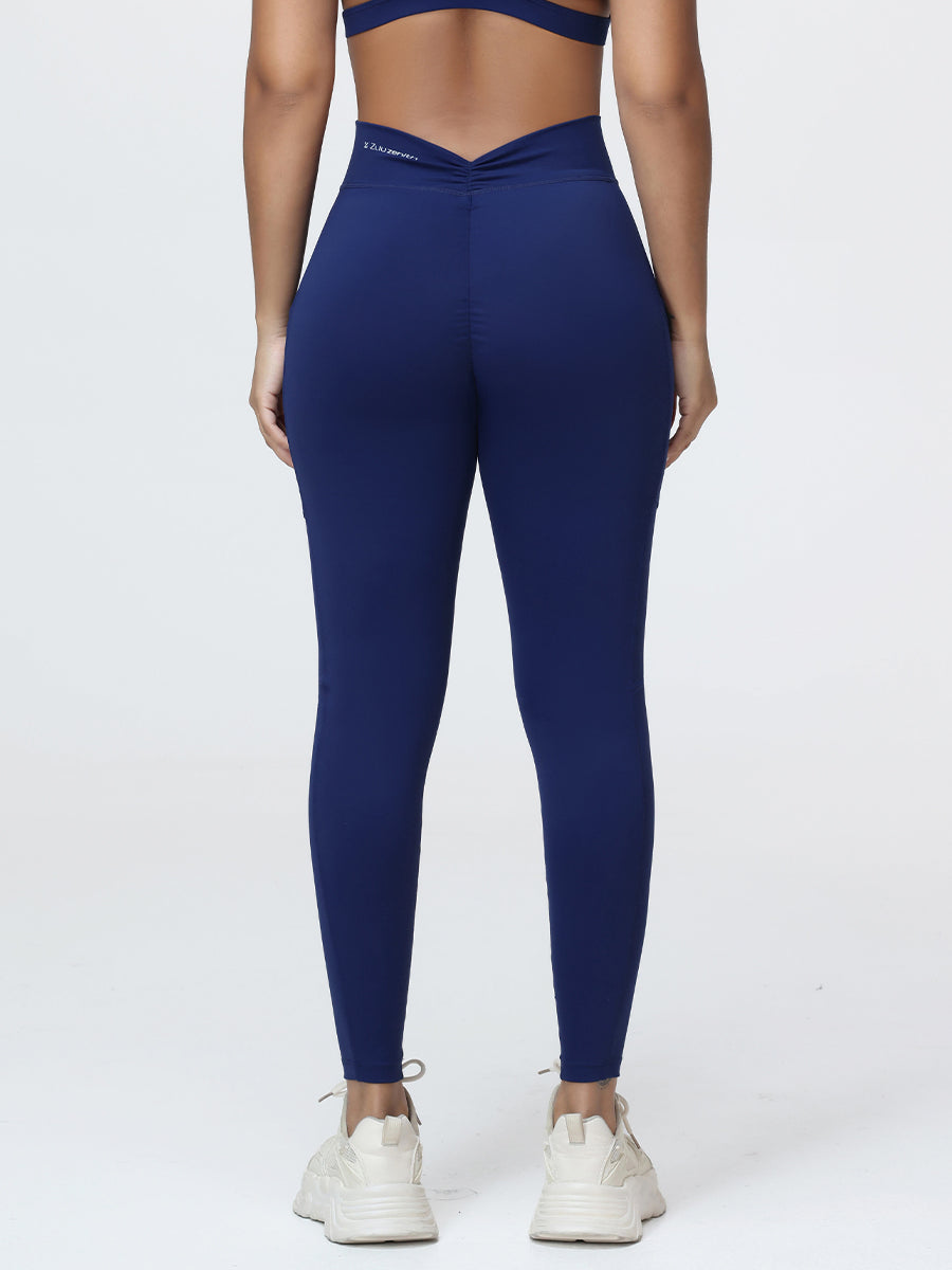 V back tights for women
