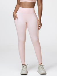 Women's High Waist V-Back Leggings with Pockets