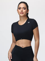 Women’s Open Back Cropped Workout Tank Top