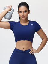 Women’s Open Back Cropped Workout Tank Top