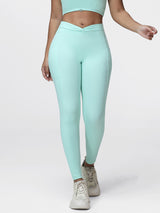 Twist Waist Sculpting Leggings with Pockets