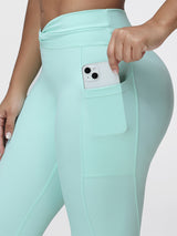 Twist Waist Sculpting Leggings with Pockets