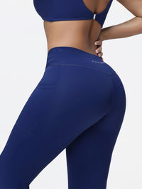 Twist Waist Sculpting Leggings with Pockets