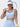 Contrast Piping Sports Bra for Women with U-Back