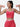 Women's Racerback Sports Bra with Contrast Trim