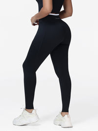 Women's V-shaped High Waist Pocket Gym Leggings