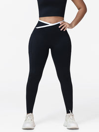 Women's V-shaped High Waist Pocket Gym Leggings