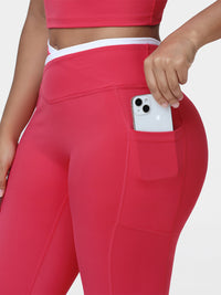 Women's V-shaped High Waist Pocket Gym Leggings