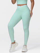 Women's V-shaped High Waist Pocket Gym Leggings