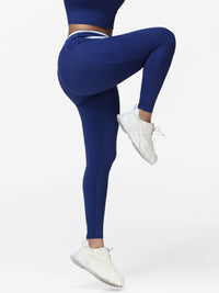 Women's V-shaped High Waist Pocket Gym Leggings