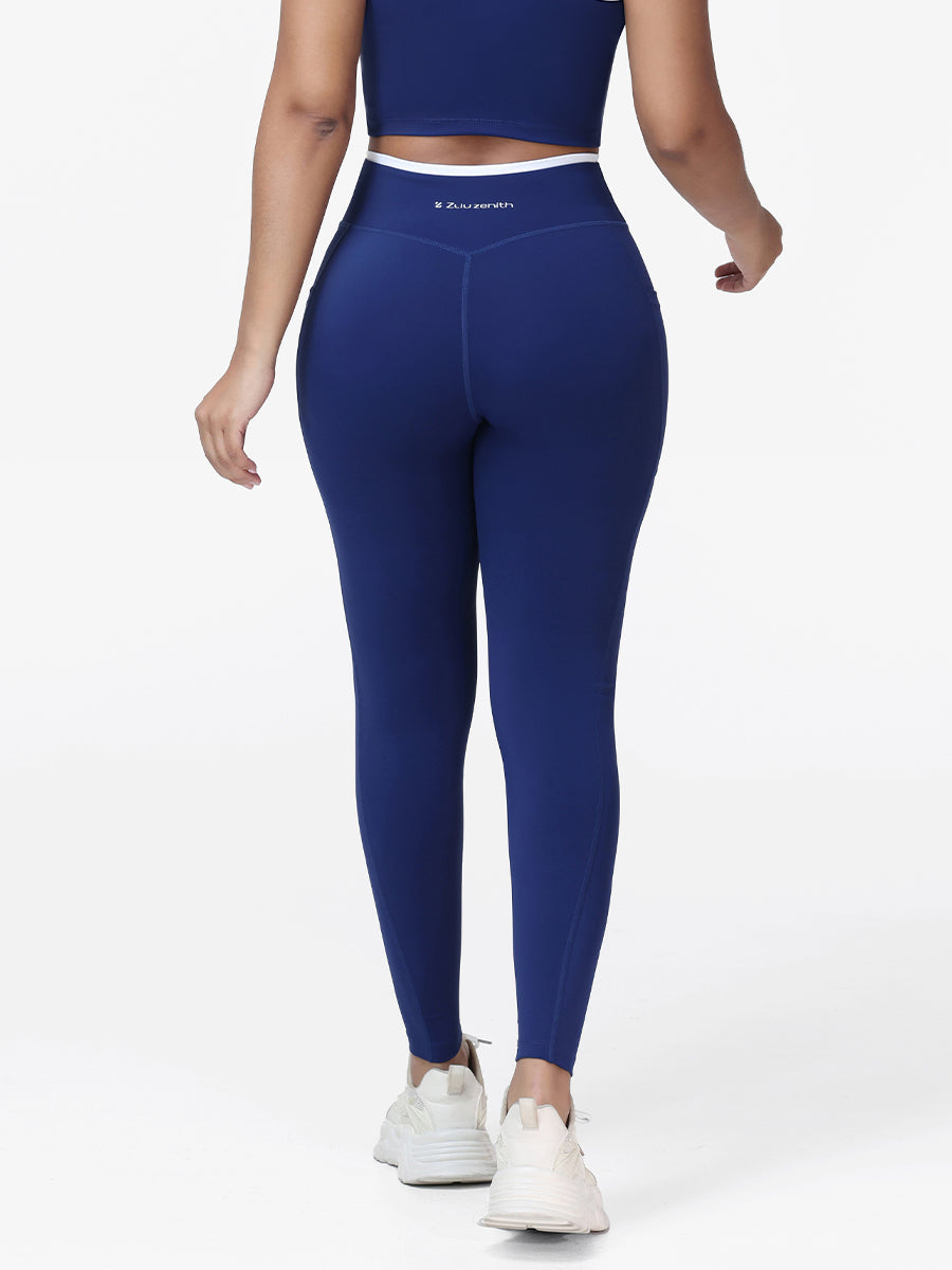 Women's V-shaped High Waist Pocket Gym Leggings