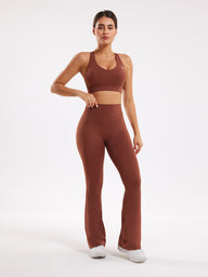 Women's Active Wear Set - Brown