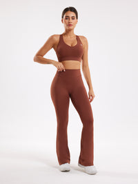 Women's Active Wear Set - Brown