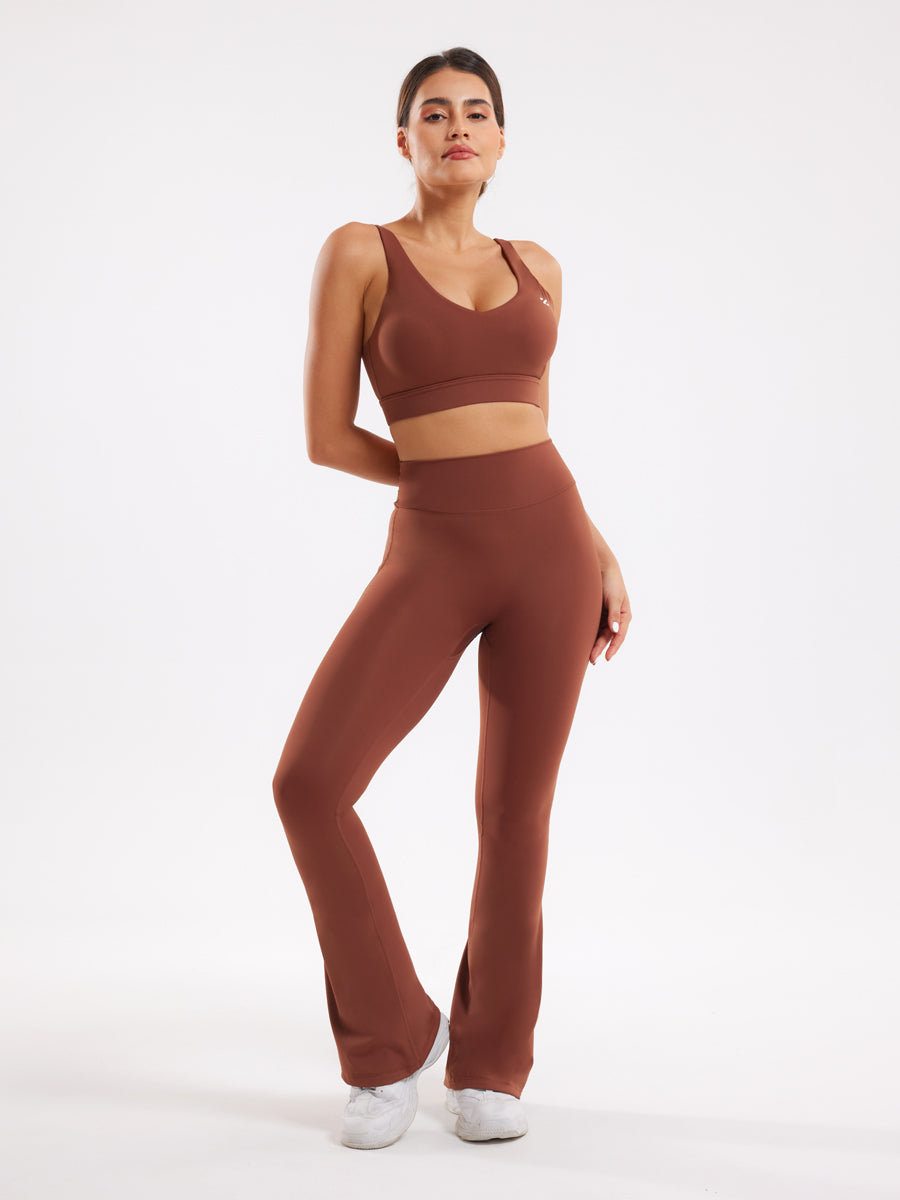 Women's Active Wear Set - Brown